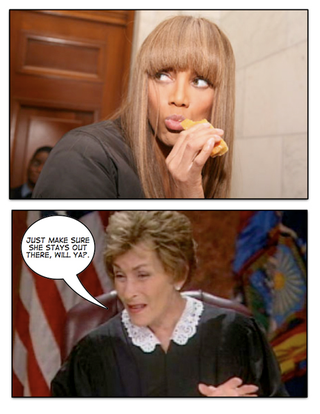 Illustration for article titled Comic Confrontations: Judge Judy Vs. Sarah Palin